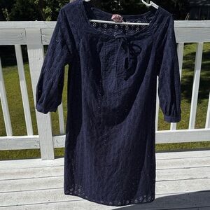 Juicy Couture Navy Blue Short Sleeve Dress - size small